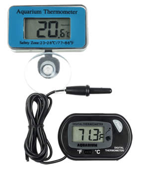 Digitales Thermometer für Aquarien