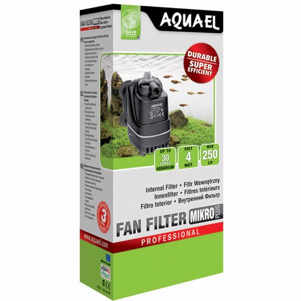 AQUAEL FAN Filter Mikro Plus - Aquarium Innenfilter 30-60l