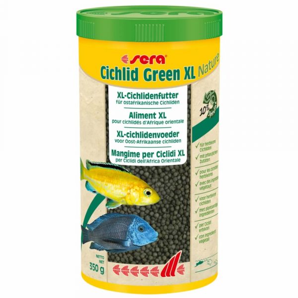sera Cichlid Green XL Nature, Fischfutter Cichliden