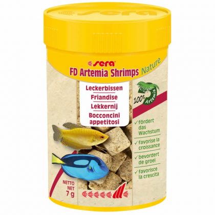 sera FD Artemia Shrimps Nature – gefriergetrocknetes Wachstumsfutter 100ml