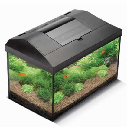 AQUAEL 122731 Aquarienset LEDDY PLUS RE 75 D&N, schwarz