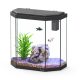 Aquatlantis Explorer Rome Aquarium – 30 L – Schwarz – Komplettset mit LED & Innenfilter