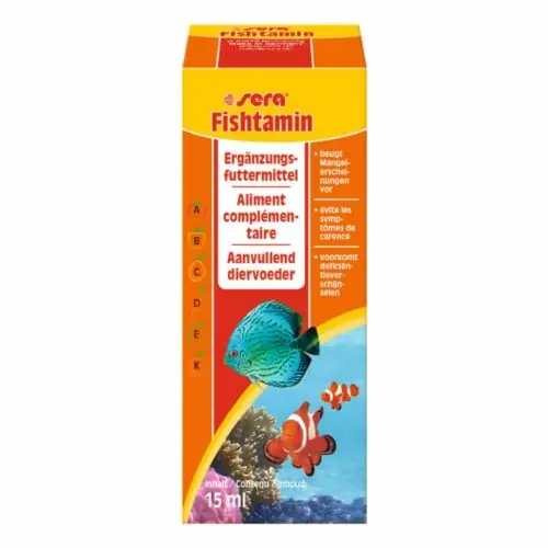 sera Fishtamin, Fischfutter, Vitamine für Zierfische