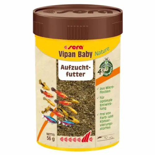 sera Vipan Baby Nature, Mikroflocken für Jungtiere